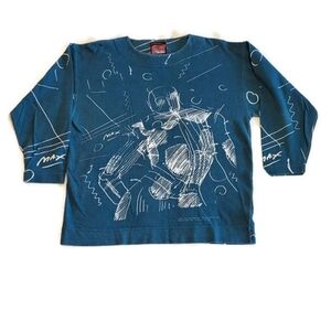 Peter Max Vintage Womens Top Sz L